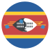 Sz Eswatini Flag Icon Circle