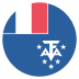 Tf French Southern Territories Flag Icon Circle