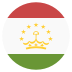 Tj Tajikistan Flag Icon Circle