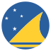 Tk Tokelau Flag Icon Circle