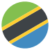 Tz Tanzania Flag Icon Circle