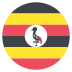 Ug Uganda Flag Icon Circle