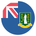 Vg Virgin Islands British Flag Icon Circle