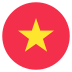 Vn Vietnam Flag Icon Circle