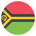 Vu Vanuatu Flag Icon Circle