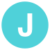 Letter J Icon Circle Alphabet